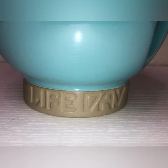 Star Wars Galaxy's Edge Life Day Orb Mug Wookiee Celebration Blue Coffee Cup - Picture 12 of 13